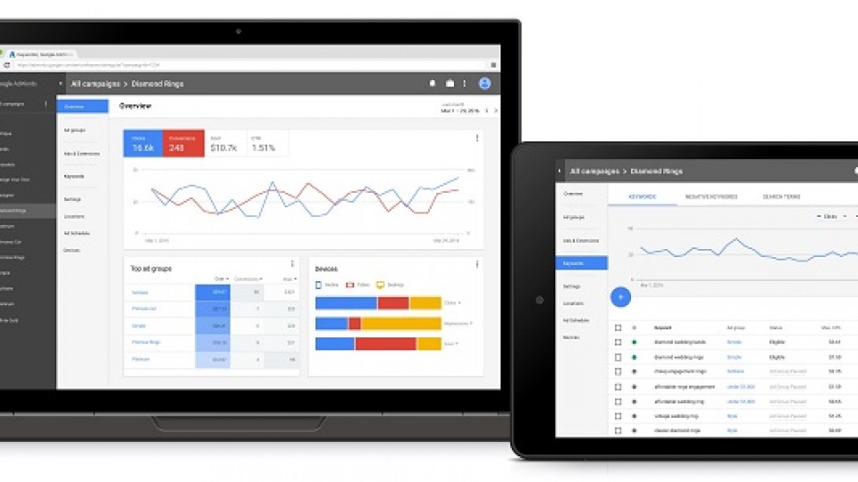 new adwords interface